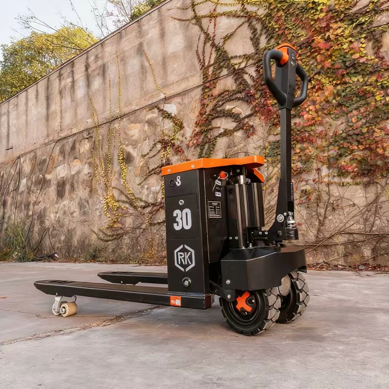 Electric Forklift - Zweirädriger Geländegängiger Elektro-Palettenhubwagen für Schlaglöcher 3