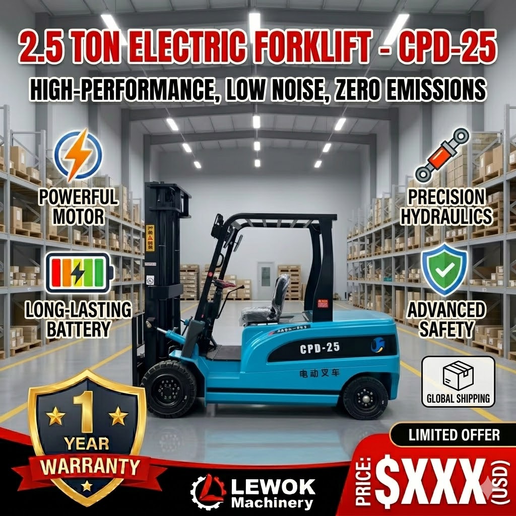 Heavy Equipment Electrical - Elektrischer Gabelstapler 2,5 Tonnen Hubkraft Schwerlast-LKW