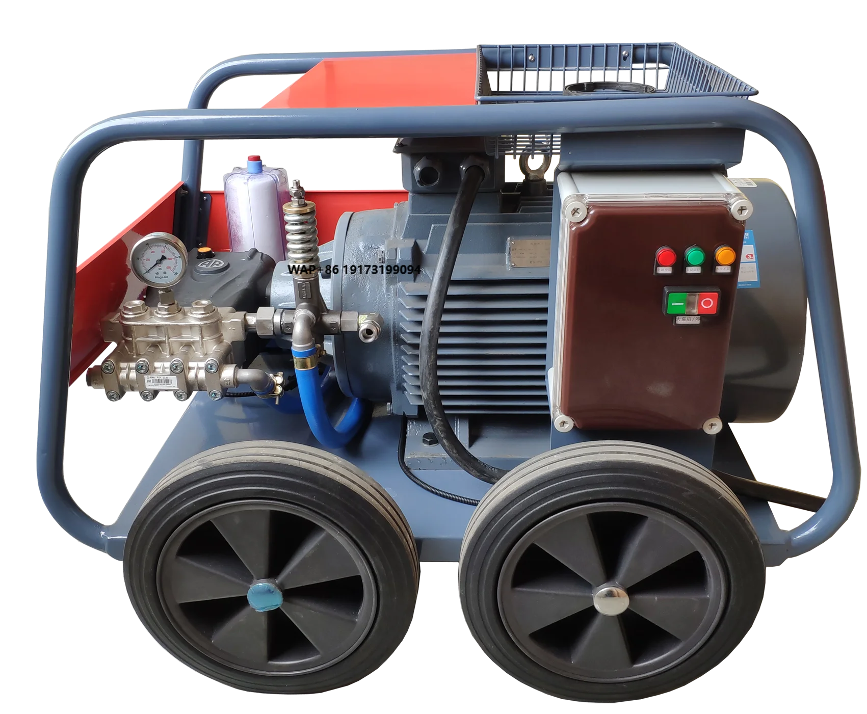 Heavy Equipment Electrical - 500bar 22Lpm 7250PSI Industrielle Elektrische Hochleistungs-Motorblock-Teilereinigungsmaschine