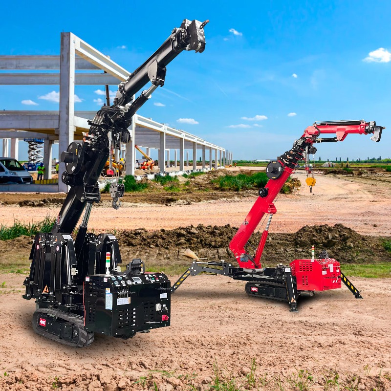 Heavy Equipment Electrical - Kompakter Mini-Spinnenkran mit Hydraulischer Elektrischer Fernbedienung,