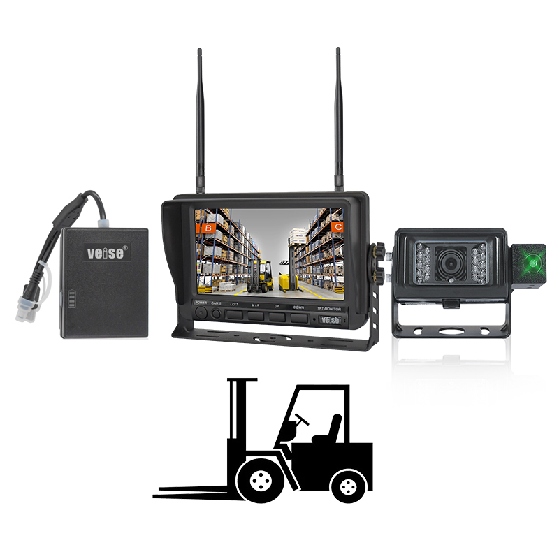 Electric Forklift - IP69K Wasserdichtes drahtloses Kamera-Gabelstapler-Laserlicht-Sicherheitssystem für elektrischen