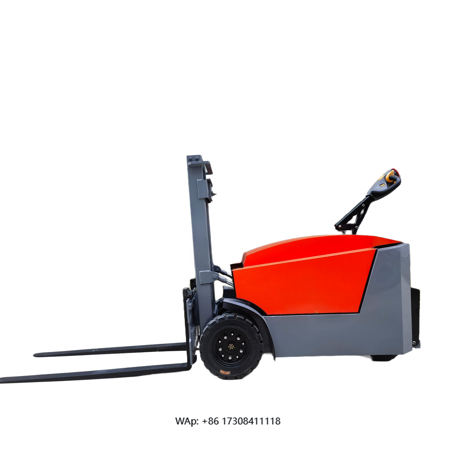 Electric Forklift - Mini-Gabelstapler mit drei Rädern und Ständerantrieb,