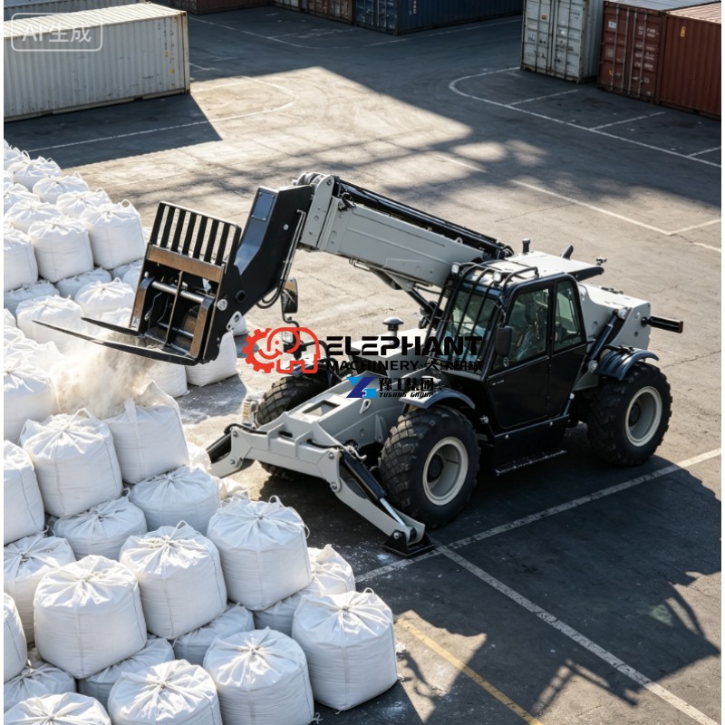 Telescopic Handler Boom - 4-Tonnen-14m-Teleskoplader – Teleskopstapler mit Schaufel für