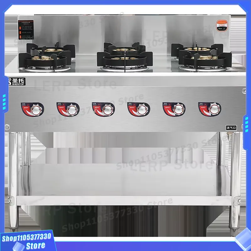 Gewerblicher 6-Brenner-Gasherd – Heavy Equipment In Kitchen Bewertung und Preis