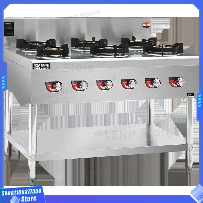 Gewerblicher 6-Brenner-Gasherd – Heavy Equipment In Kitchen Bewertung und Preis